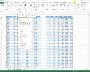 Creating an Excel template for Updating Product Costs and Prices